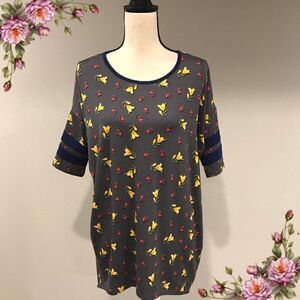 LuLaRoe Irma Tunic Floral Top